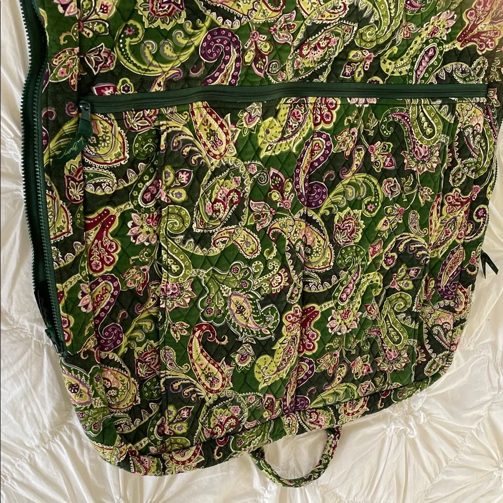 Vera Bradley Green Paisley Garment Bag